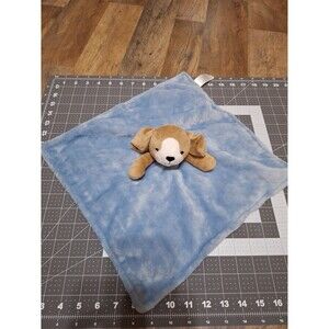 Carters Blue Puppy Dog lovey security blanket plush